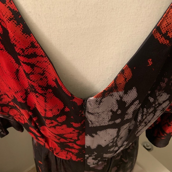 Tibi Silk Abstract Dress - Picture 4 of 5